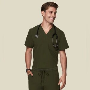 Men’s Mandala scrubs set Olive Green